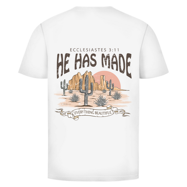 Herren T-Shirt everything beautiful ecclesiastes 3:11