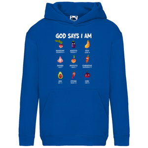 Kinder Hoodie god says i am enough psalm 139:14