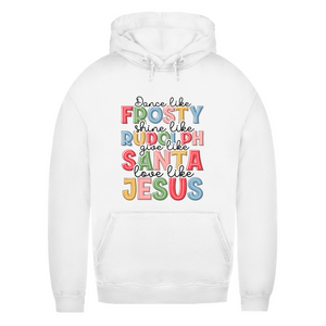 Damen Hoodie give like santa love like jesus