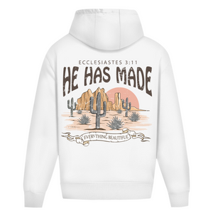 Oversize Hoodie Ohne Kordel everything beautiful ecclesiastes 3:11