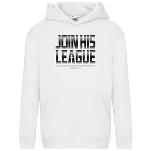Kinder Hoodie Join his league romans 3:25-26
