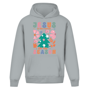 Oversize Hoodie Ohne Kordel jesus is reason for the season
