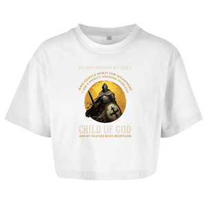 Damen Oversize Crop Top child of god