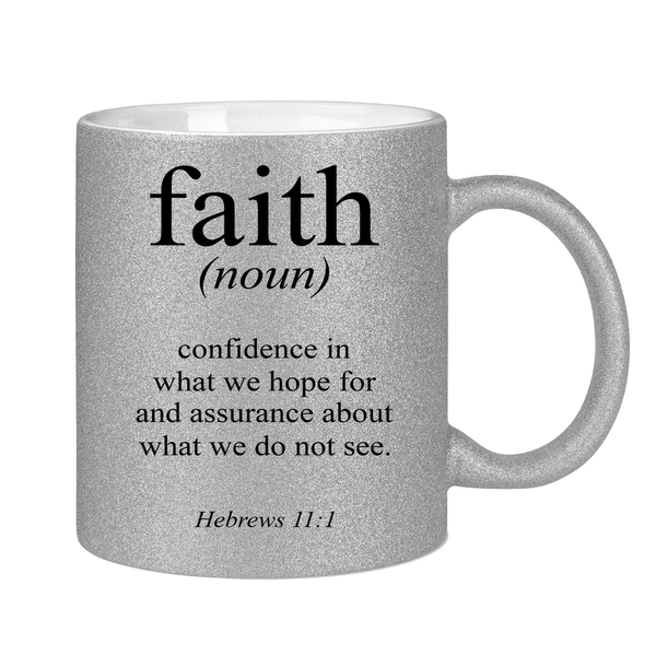 Glitzertasse faith definition