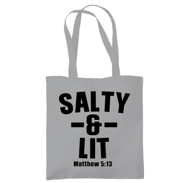 Tragetasche salty and lit matthew 5:13