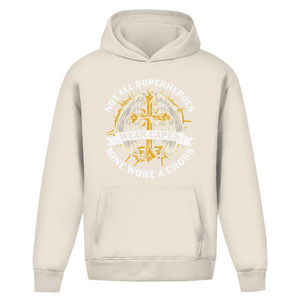 Oversize Hoodie Ohne Kordel mine superheroes wore cross