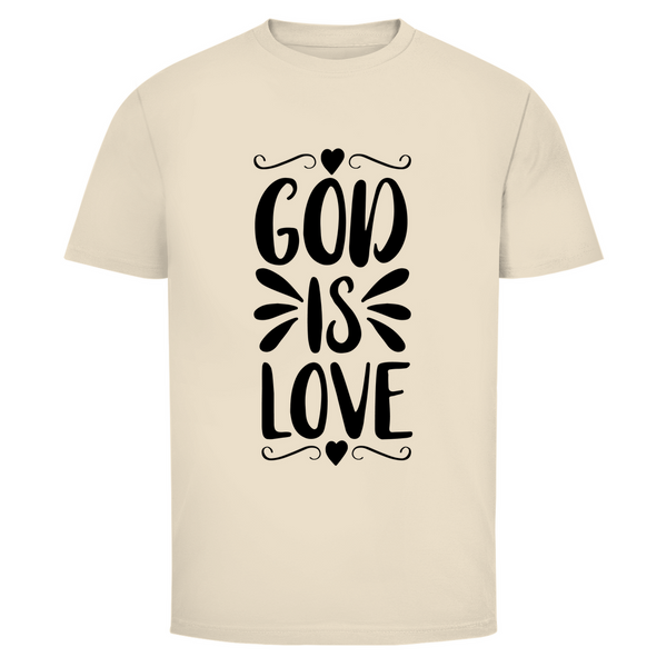 Herren T-Shirt god is love