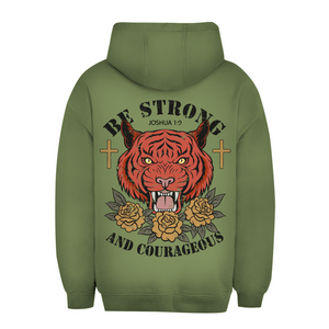 Unisex Oversize Hoodie be strong and courageous joshua 1:9