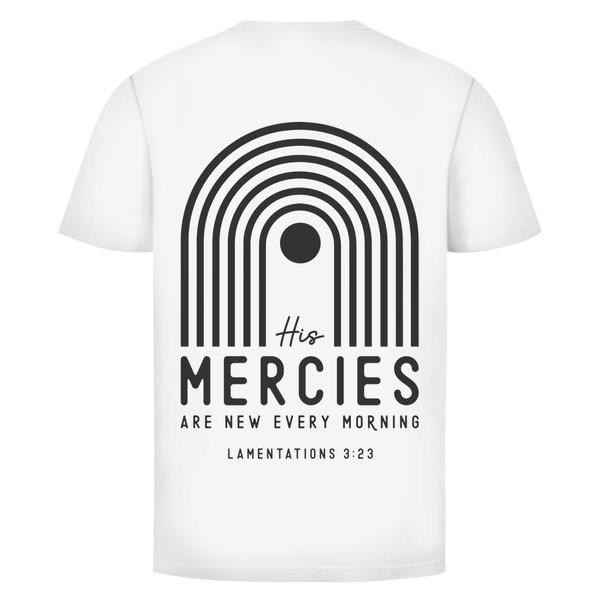 Herren T-Shirt his marcies lamentations 3:23