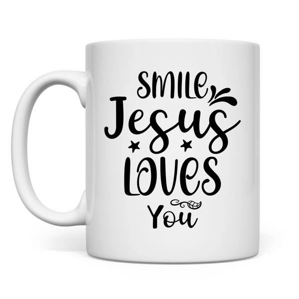 Tasse smile jesus loves you