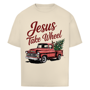 Oversize T-Shirt jesus take wheel