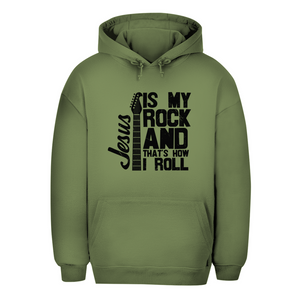 Unisex Oversize Hoodie jesus is my rock guitarist