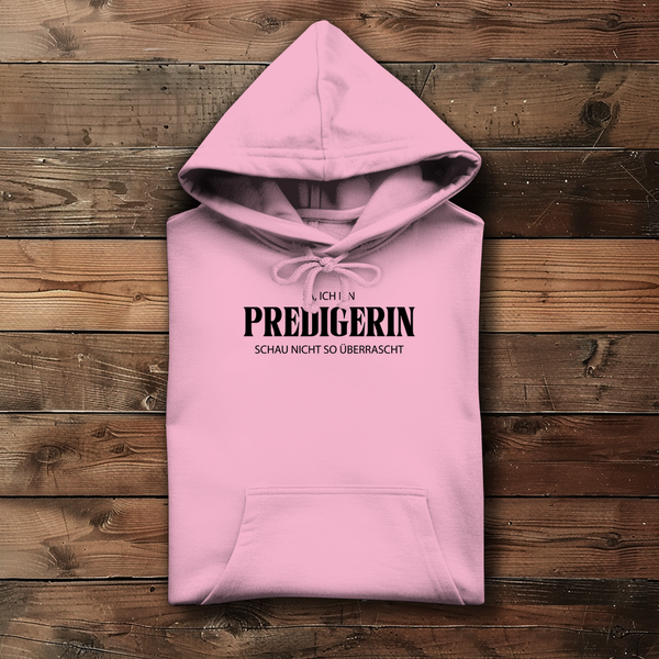 Damen Hoodie ja ich bin predigein