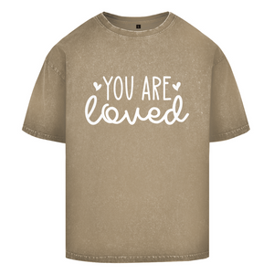 Oversize Washed T-Shirt you are loved