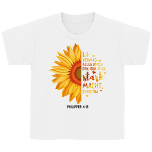 Kinder T-Shirt der mich stark macht philipper 4.13