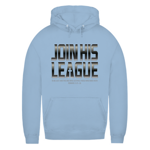 Damen Hoodie join his league romans 3:25-26