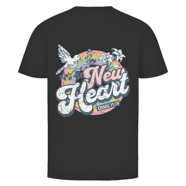 Herren T-Shirt new heart ezekiel 11:19