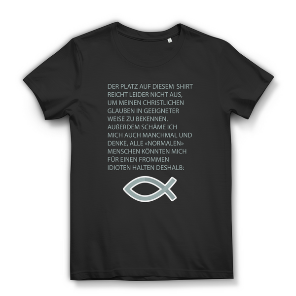 Damen Bio T-Shirt ICHTHYS spruch