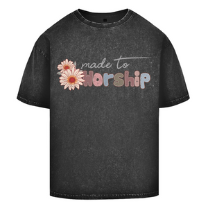 Oversize Washed T-Shirt made to worship