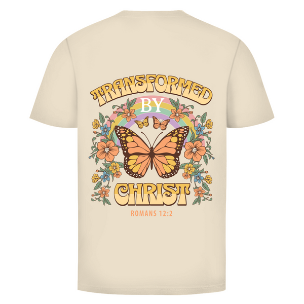 Herren T-Shirt transformed by christ romans 12:2