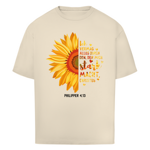 Oversize T-Shirt christus der mich stark macht philipper 4.13