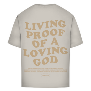 Oversize T-Shirt a loving god 1 john 4:9-10
