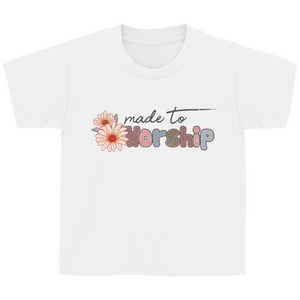 Kinder T-Shirt made to worship