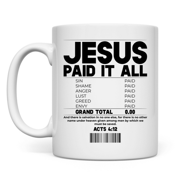 Tasse jesus paid it all