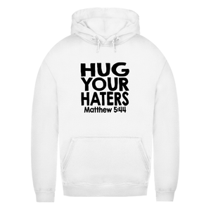 Damen Hoodie hug your haters matthew 5:44