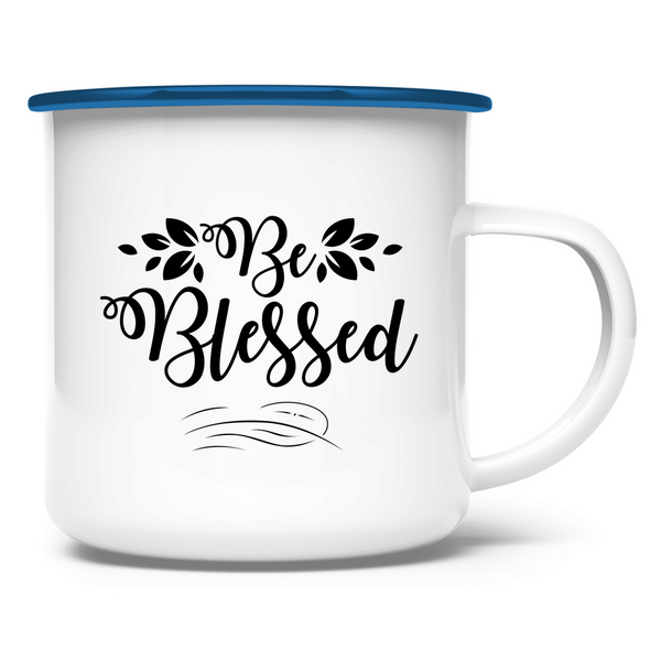 Emaille Tasse be the light for all mathew 5:16