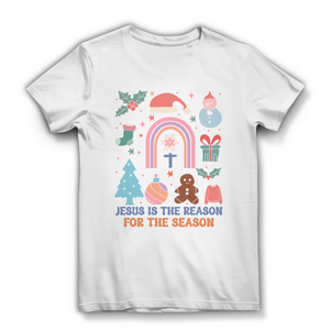 Damen Bio T-Shirt jesus is the reason for the season