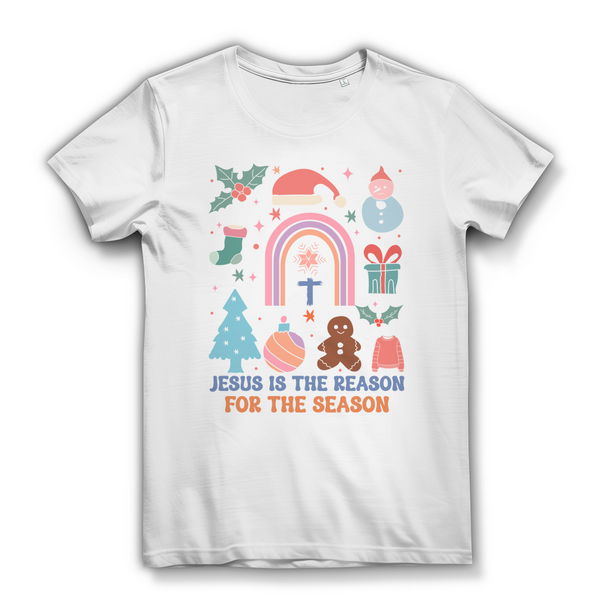 Damen Bio T-Shirt jesus is the reason for the season