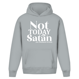 Oversize Hoodie Ohne Kordel not today satan
