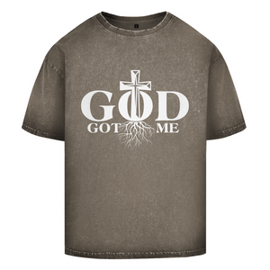 Oversize Washed T-Shirt god got me