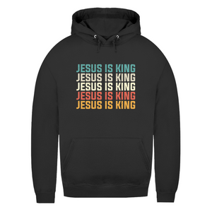 Damen Hoodie jesus is king vintage