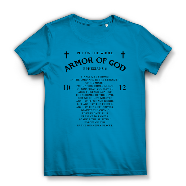 Damen Bio T-Shirt armor of god ephesians 6