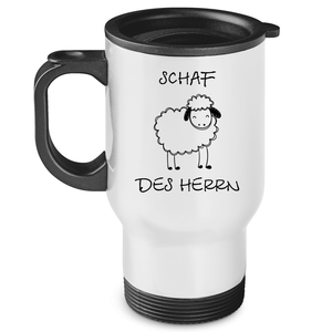 Edelstahl-Thermobecher schaf des herrn