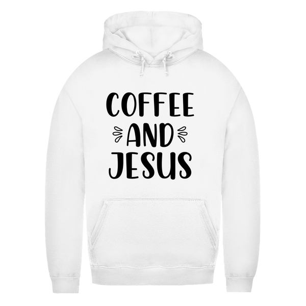 Damen Hoodie coffee and jesus