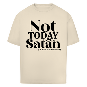 Oversize T-Shirt not today satan