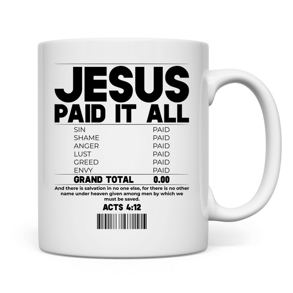 Tasse jesus paid it all