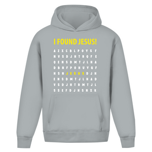Oversize Hoodie Ohne Kordel i found jesus