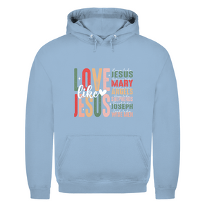 Herren Hoodie love like jesus