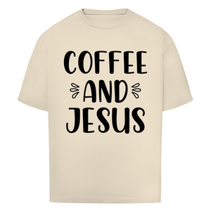 Oversize T-Shirt coffee and jesus
