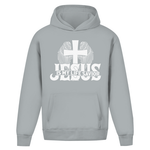Oversize Hoodie Ohne Kordel jesus is my life savior