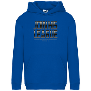 Kinder Hoodie Join his league romans 3:25-26
