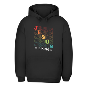 Unisex Oversize Hoodie jesus is king retro