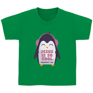 Kinder T-Shirt jesus is so cool hebrews 13:8