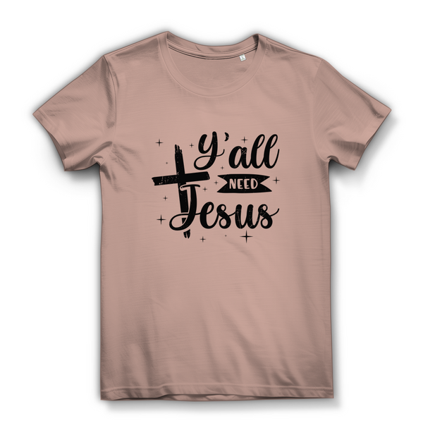 Damen Bio T-Shirt all you need jesus