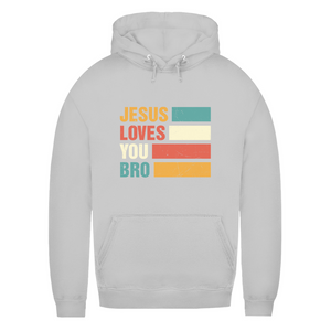 Damen Hoodie jesus loves you bro