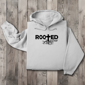 Herren Hoodie rooted in christ